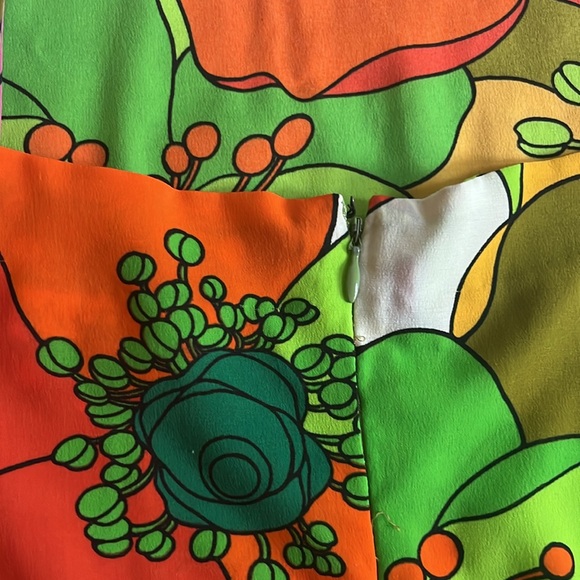 Betsey Johnson vintage dress bright floral - Picture 7 of 8